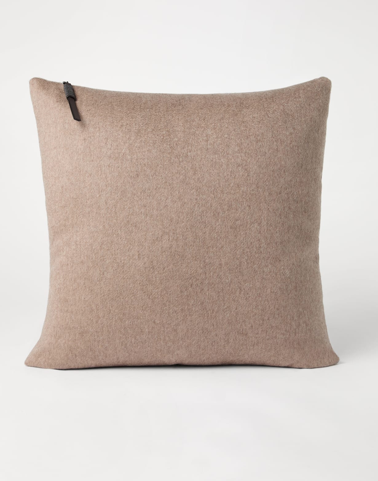 大号羊绒呢靠枕 鸽黄色 生活风格 - Brunello Cucinelli