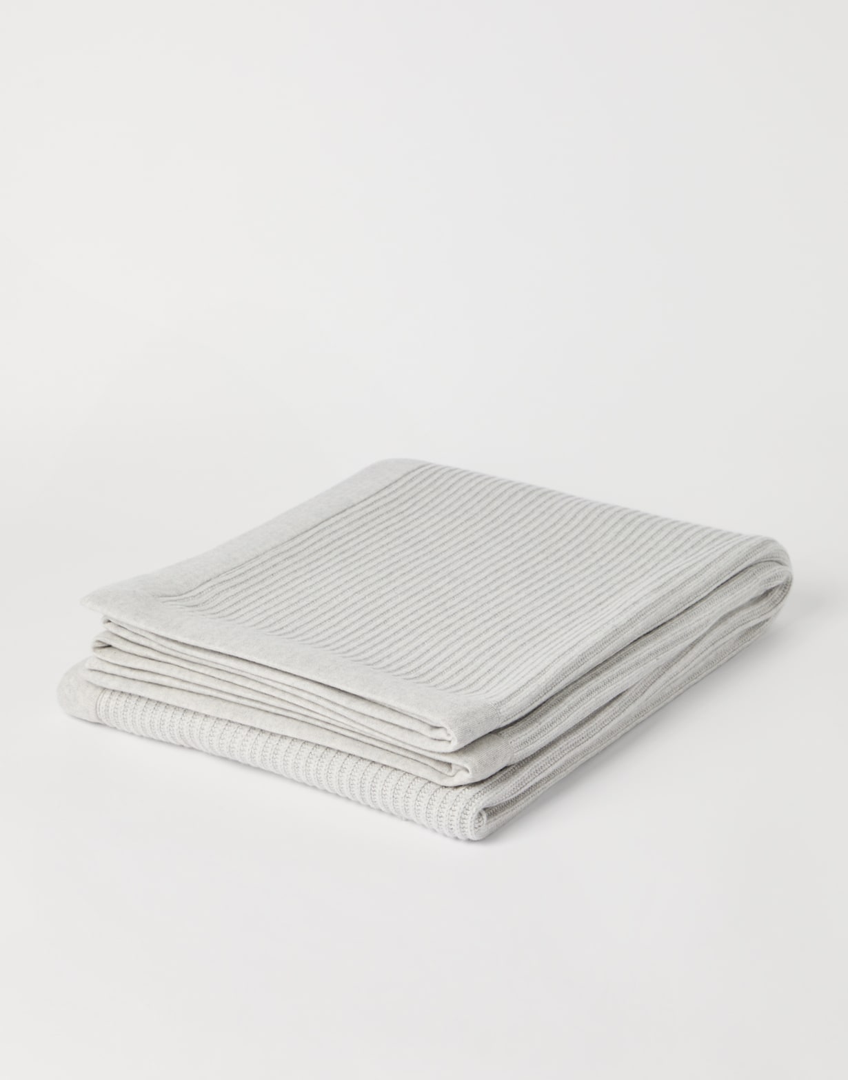 Cashmere throw Fog Lifestyle - Brunello Cucinelli