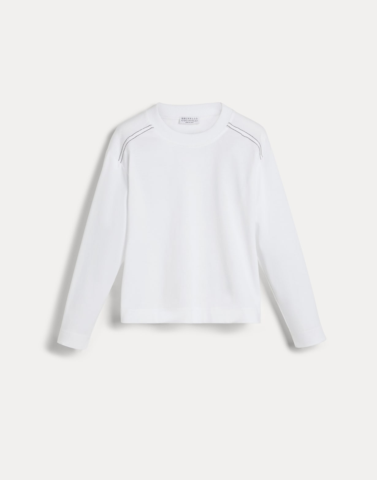 Camiseta manga larga Blanco Niña - Brunello Cucinelli