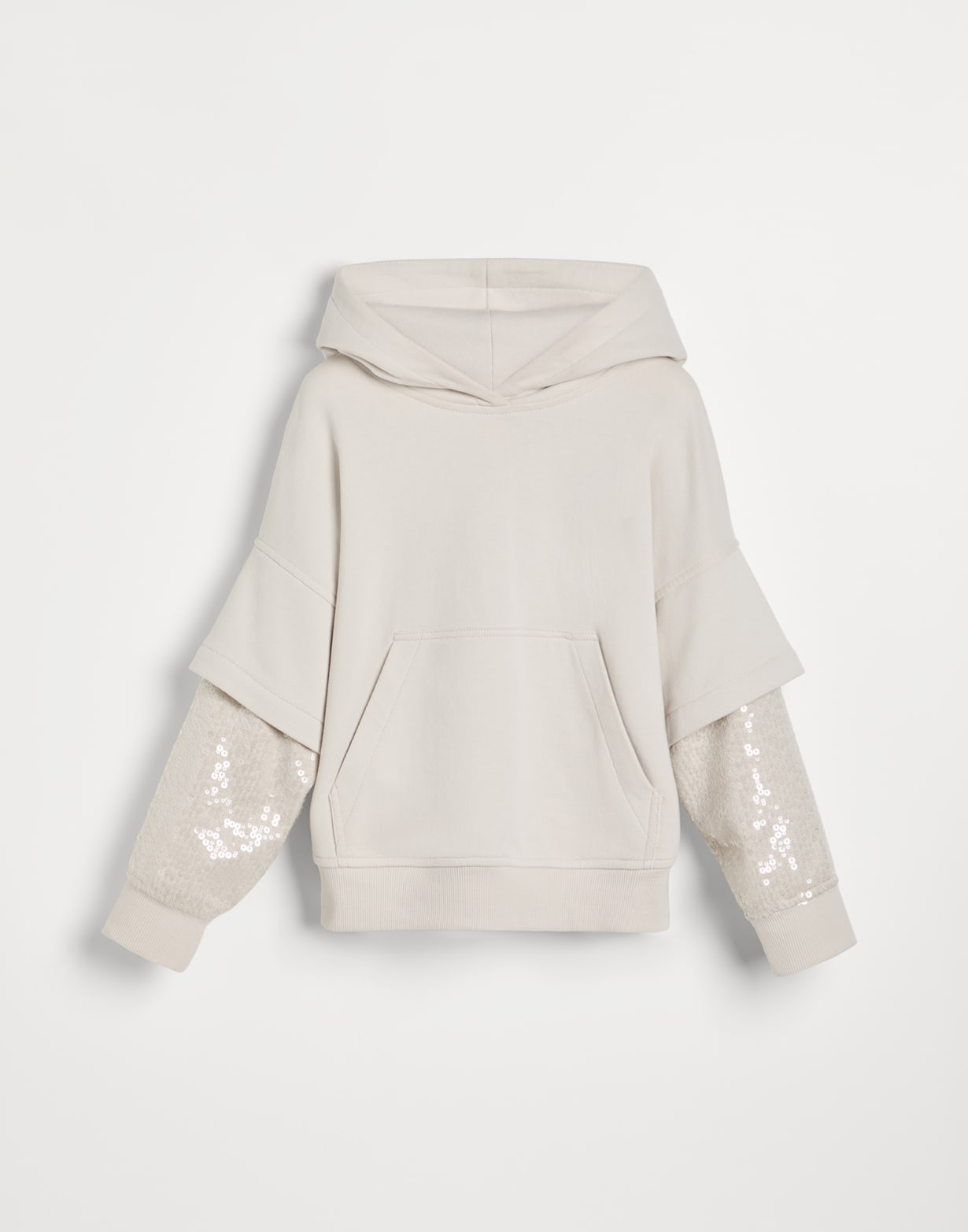 Smooth cotton French terry sweatshirt Off-White Girls - Brunello Cucinelli