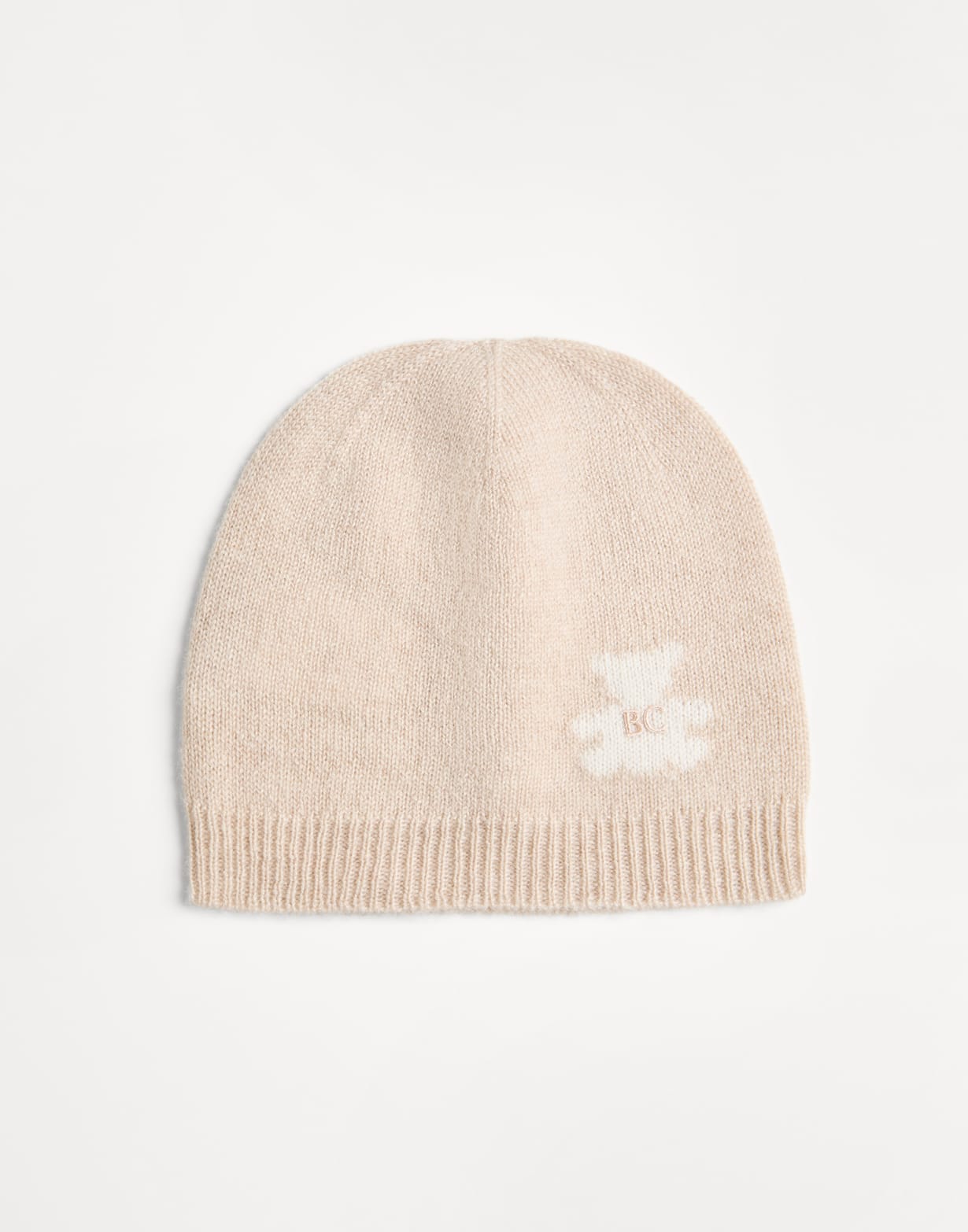 Bernie Baby knit beanie Beige Baby - Brunello Cucinelli