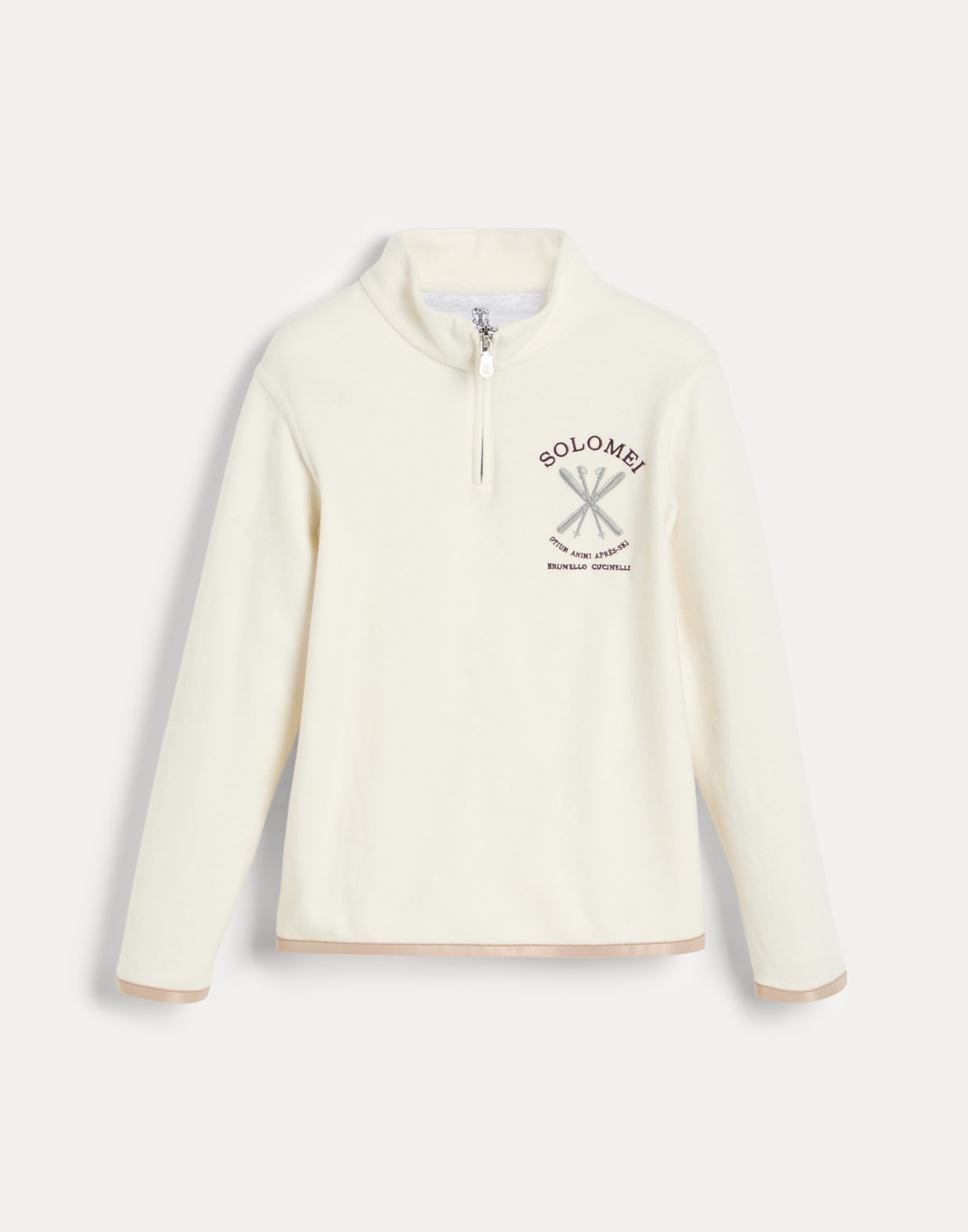 刺绣卫衣 巴拿马色 男童 - Brunello Cucinelli