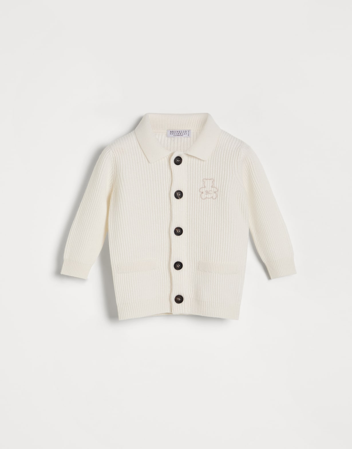 Cashmere Baby Cardigan Panama Baby - Brunello Cucinelli