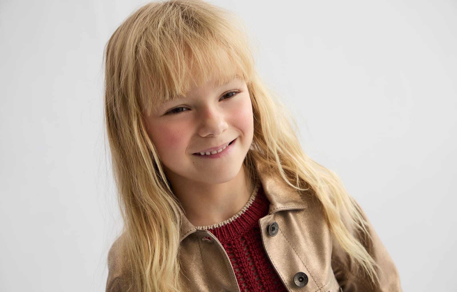 Leather outerwear Light Brown Girls - Brunello Cucinelli