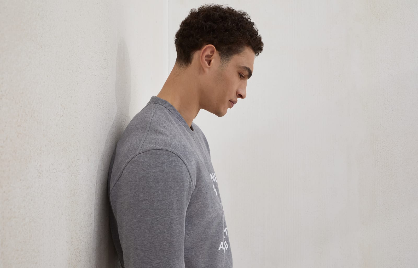 Smooth cotton French terry sweatshirt Medium Grey Man - Brunello Cucinelli