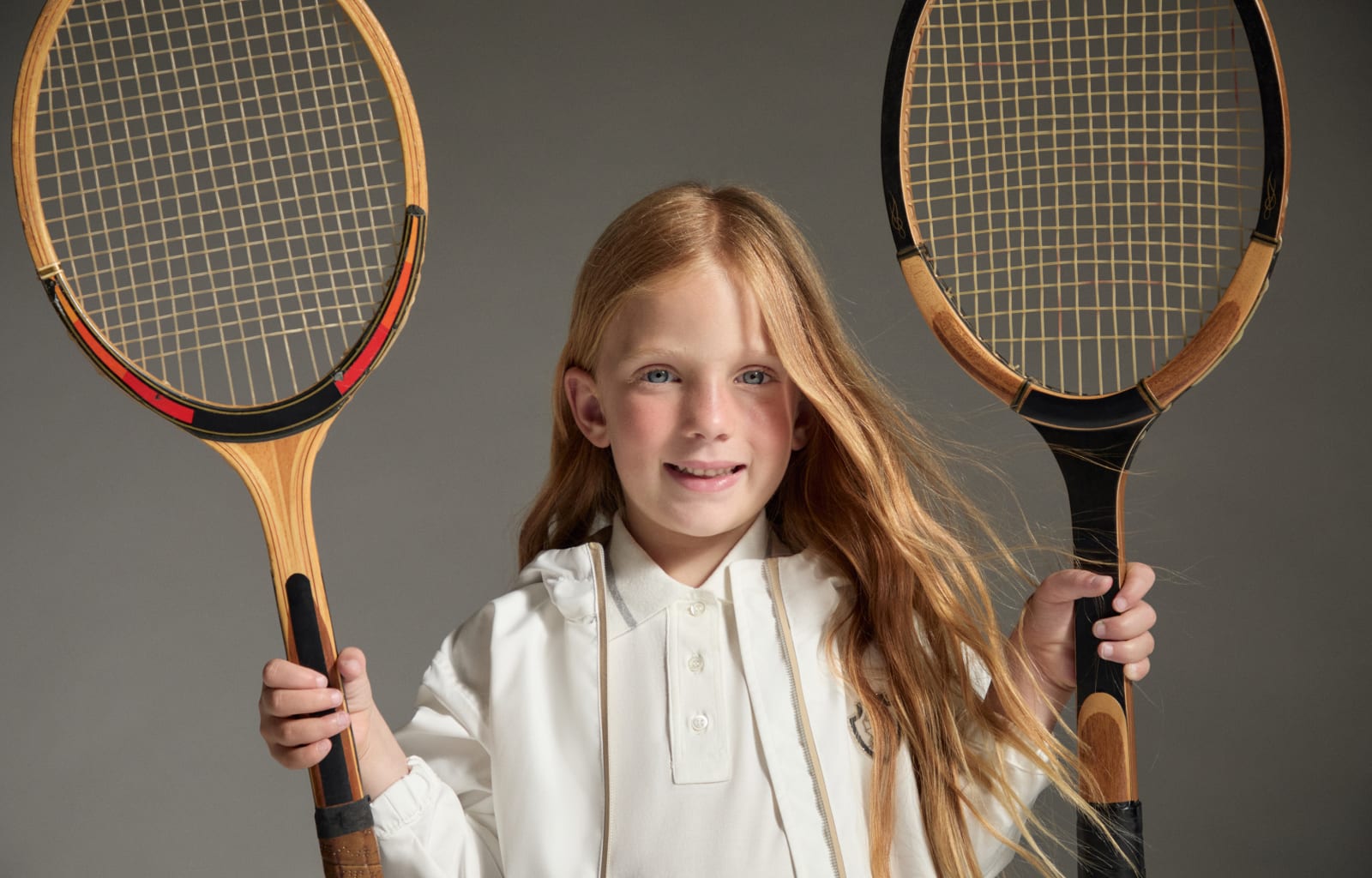 府绸面料裙子 白色 女童 - Brunello Cucinelli