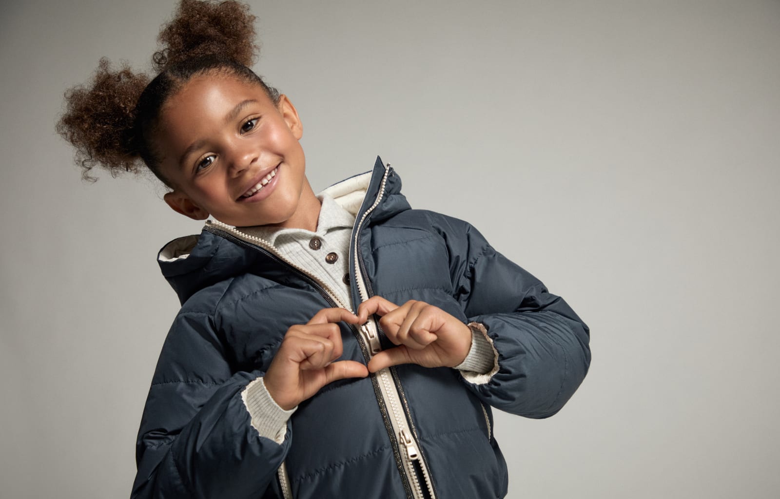 Lightweight knit Polo Grey Girls - Brunello Cucinelli