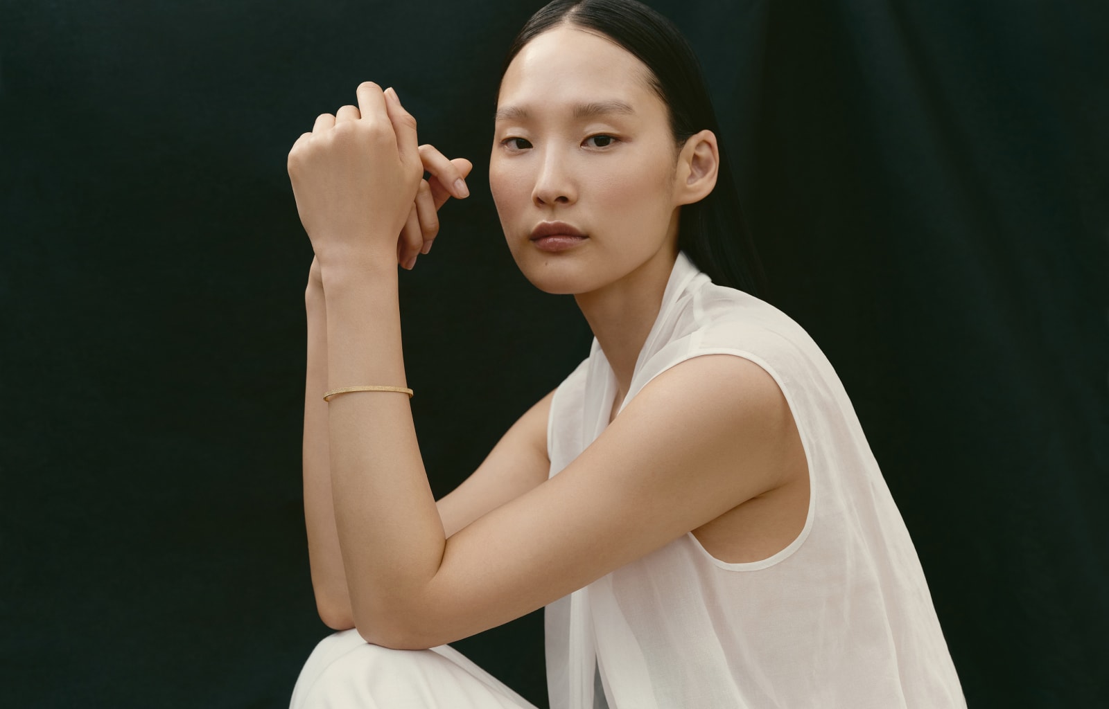 克拉钻石18K金手镯 金色 女款 - Brunello Cucinelli