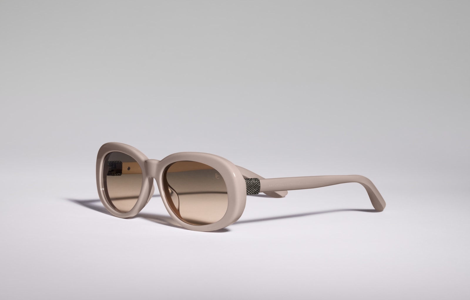 アセテート製サングラス「Claire」 ベージュ アイウェア - Brunello Cucinelli