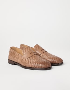 Calfskin penny loafers Yuta Man - Brunello Cucinelli