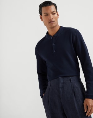 【BRUNELLCUCINELL】ブルネロクチネリ M シャツ 長袖 ブルー BRUNELLCUCINELL】ブルネロクチネリ M シャツ 長袖 ブルー トップス