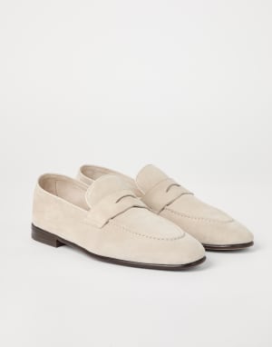 シックな誘惑【Brunero Cucinelli】スエードペニーローファー Brunello Cucinelli - スエードペニーローファー をオンライン