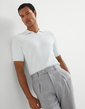 BRUNELLO CUCINELLI スリムフィット ポロシャツ BRUNELLO CUCINELLI スリムフィット ポロシャツ