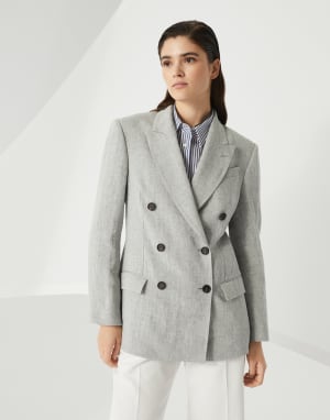 アウターその他 BRUNELLO CUCINELLI Woman Blazer Grey MD5777190P C004 24015460_55867064_600.jpg