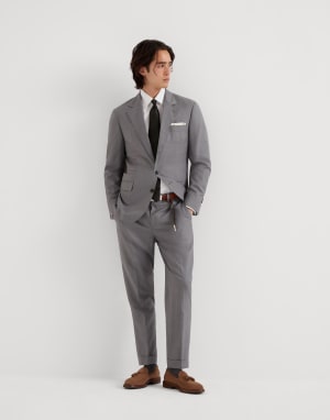 BRUNELLO CUCINELLI レイヤード ベスト ジャケット 44 Brunello Cucinelli/ブルネロ クチネリ｜レザー ベスト ウィズ