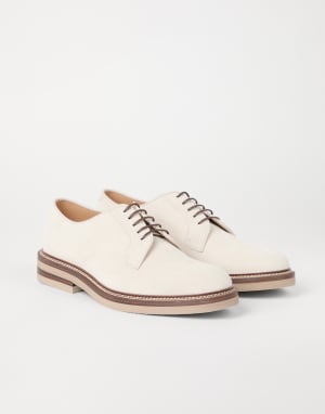 【Brunello Cucinelli】レザーダービーシューズ BRUNELLO CUCINELLI - BRUNELLO CUCINELLIレザー ダービー
