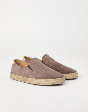 【送料込】BRUNELLO CUCINELLI スエード ペニーローファー Brunello Cucinelli スエード ペニーローファー | ニュートラル