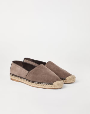 【BRUNELLO CUCINELLI】オープン スリッポン サンダル メンズ用スライドサンダル&ソングサンダル | Brunello Cucinelli