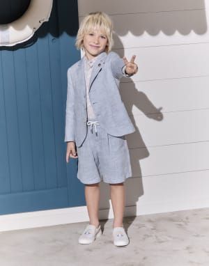 Designer suits and blazers for boys | Brunello Cucinelli