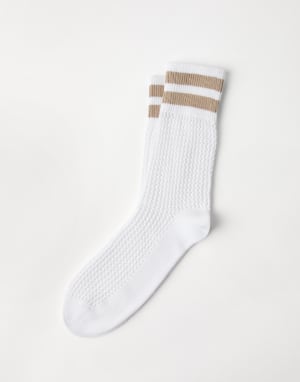 BRUNELLO CUCINELLI ルレックスディテール ロングソックス レディースソックス、その他アクセサリー | Brunello Cucinelli