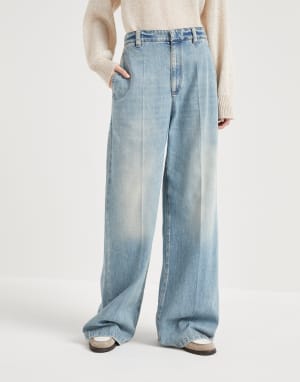 【極美品】BRUNELLO CUCINELLI テーパード デニム パンツ 46 ブルネロクチネリ BRUNELLO CUCINELLI ジーンズ : KOMEHYO