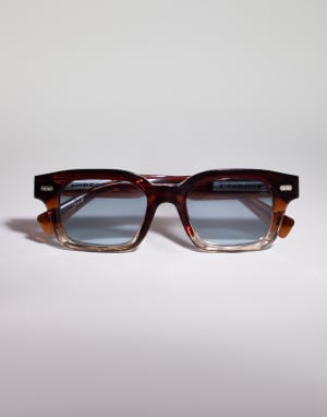 Jared acetate sunglasses Amber Fade Eyewear - Brunello Cucinelli
