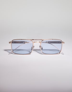 Eric 18k gold-plated frame Light Gold Eyewear - Brunello Cucinelli