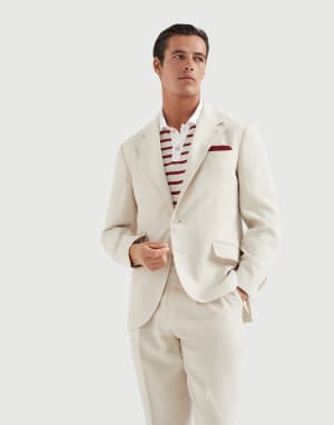 BRUNELLO CUCINELLI麻ジャケット メンズ ブレザー＆ウエストコート | Brunello Cucinelli