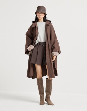 モニーレ付き カシミヤ セーター コブルストーン レディース - Brunello Cucinelli