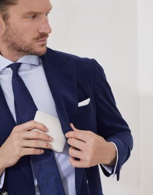 Portafoglio in vitello Avorio Uomo - Brunello Cucinelli