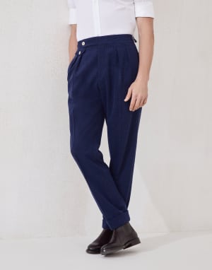 Double pleated trousers Sapphire Man - Brunello Cucinelli