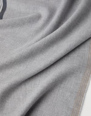 Schal Perlgrau Herren - Brunello Cucinelli