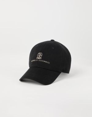 キャップ BRUNELLO CUCINELLI SS25 Hats (MCAP91003 C009) Water-resistant baseball cap for Man in Off-White | Brunello