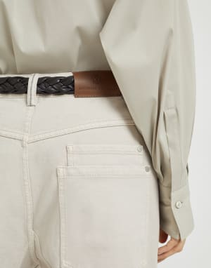 ソフトカーブド トラウザーズ クールベージュ レディース - Brunello Cucinelli