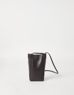 Футляр для телефона BC Duo Темно-коричневый Женщина - Brunello Cucinelli