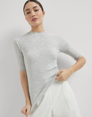 Sparkling cashmere sweater Pebble Woman - Brunello Cucinelli