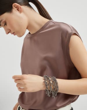 Knotted bracelet Silver Woman - Brunello Cucinelli