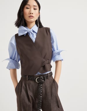 Nappa leather belt Rust Brown Woman - Brunello Cucinelli