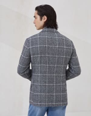 Veste Cavallo Prince de Galles Anthracite Homme - Brunello Cucinelli