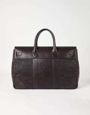 Leather country bag Brown Man - Brunello Cucinelli