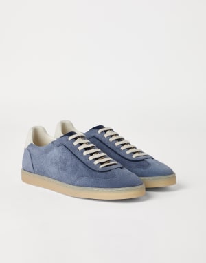 Suede sneakers Azure Man - Brunello Cucinelli