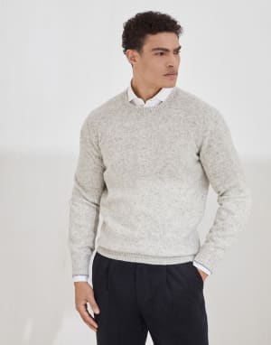 Knop sweater Light Grey Man - Brunello Cucinelli