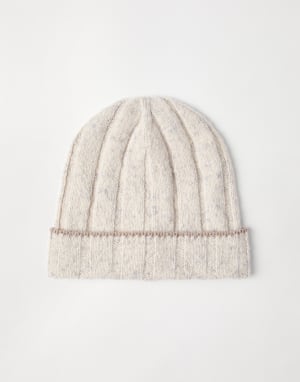 【関税&送料込】Brunello Cucinelli Wool Hat Brunello Cucinelli Men's Wool and Cashmere Mouline Beanie