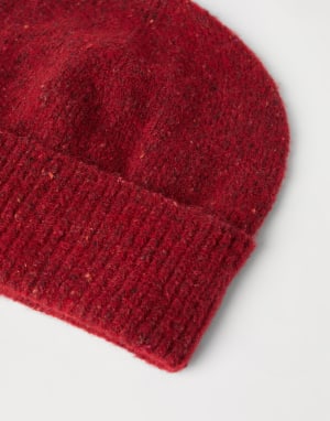 Knit beanie Purple-Red Man - Brunello Cucinelli