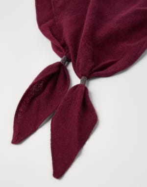 Cashmere scarf Amaranth Woman - Brunello Cucinelli