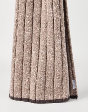メンズ カシミア、シルク、コットン製スカーフ | Brunello Cucinelli