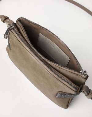 Borsa Shoulder Essence mini Beige Caldo Donna - Brunello Cucinelli