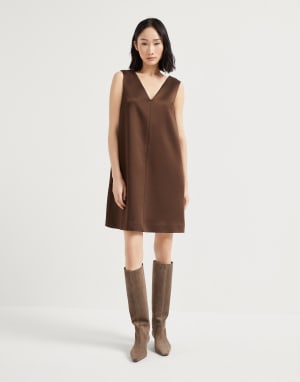 Mini dress Brown Woman - Brunello Cucinelli