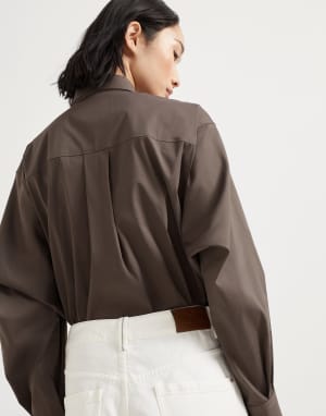 Contemporary Square trousers Ivory Woman - Brunello Cucinelli