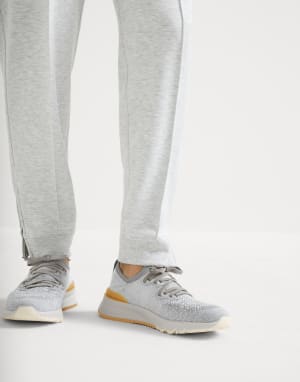 Knit runners Light Grey Man - Brunello Cucinelli